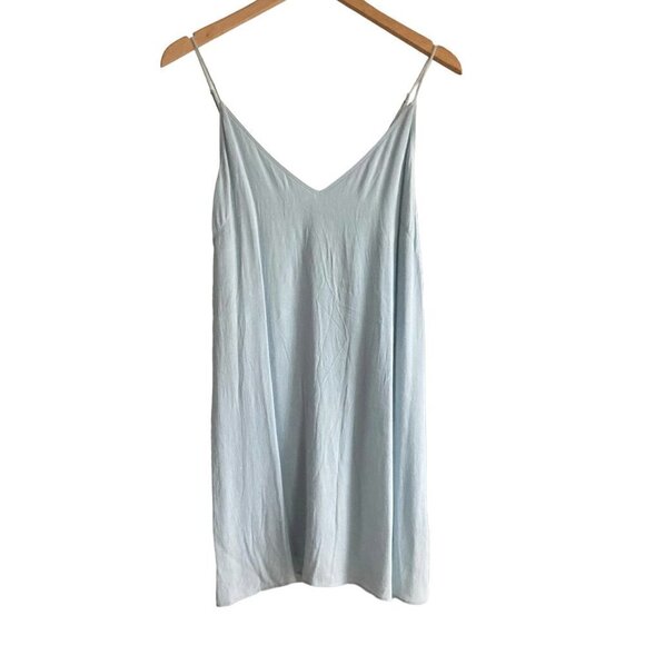 ARITZIA Wilfred Free Light Blue Mini Summer Slip Dress US S - Picture 5 of 10
